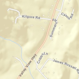 Victoria Tennessee Street Map