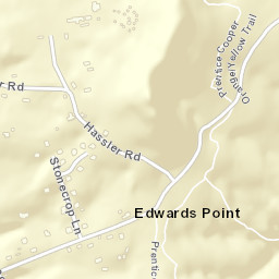 Edwards Point Tennessee Street Map