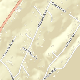 Claridge Tennessee Street Map