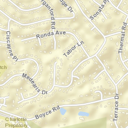 Ciscayne Pl, Charlotte, North Carolina Street Map