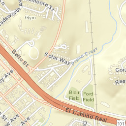 Pismo Beach California Street Map