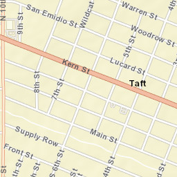 Taft California Street Map