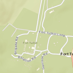 Fort Tuthill Arizona Street Map