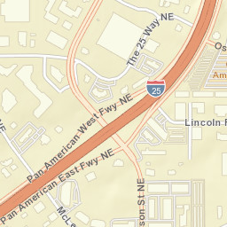 5600-5624 Office Boulevard Northeast Albuquerque NM Street Map