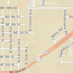 800-804 North Jackson Avenue, Blanchard Street Map