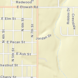 113-199 South 8th Street Noble OK  Street Map