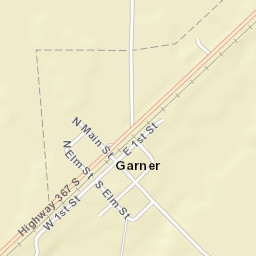 Garner Arkansas Street Map