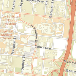 Dixie Homes Tennessee Street Map