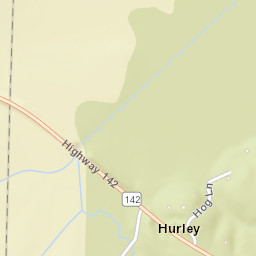 Hurley Tennessee Street Map