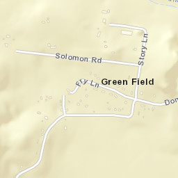 Green Field Tennessee Street Map