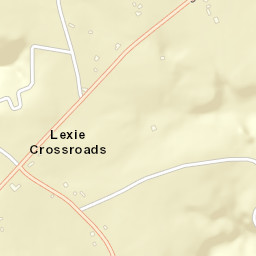Lexie Crossroads Tennessee Street Map