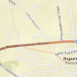 Peristeróna Street Map