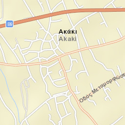 Akáki Street Map