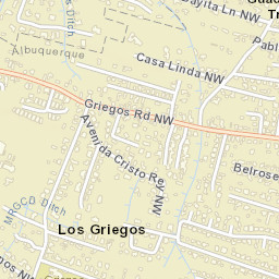 4608-4752 San Isidro Street Northwest Street Map