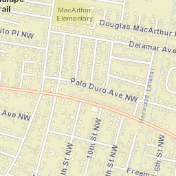1013 Delamar Avenue Northwest Albuquerque NM Street Map