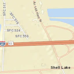 Interstate 40, Heth, AR 72346, USA Street Map