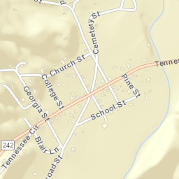 Westpoint Tennessee Street Map