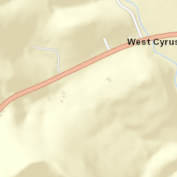 West Cyruston Tennessee Street Map