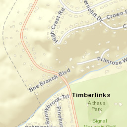 Timberlinks Tennessee Street Map