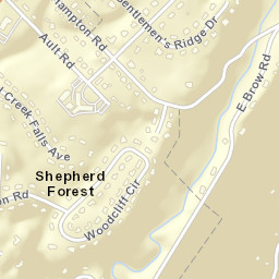 Shepherd Forest Tennessee Street Map