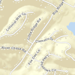 Riverchase Tennessee Street Map