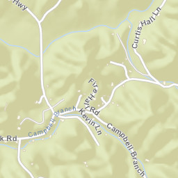 Archville Tennessee Street Map