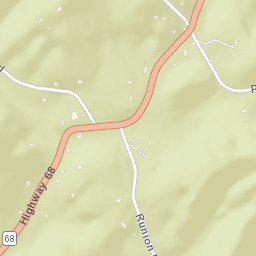 Pine Ridge Tennessee Street Map