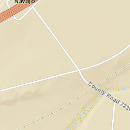 Navajo Arizona Street Map