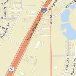 6316 Roadrunner Court, Amarillo, TX  Street Map