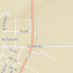 Whitefield St Kinta, Oklahoma Street Map
