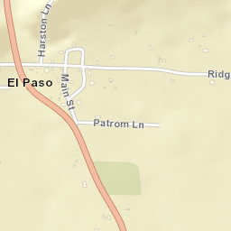 El Paso Arkansas Street Map
