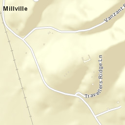 Millville Tennessee Street Map