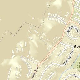 Spring Valley Tennessee Street Map