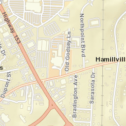 Hamillville Tennessee Street Map