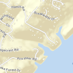 Northshore Hills Tennessee Street Map
