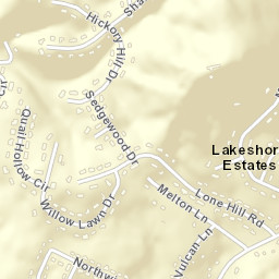 Lakeshor Manor Tennessee Street Map