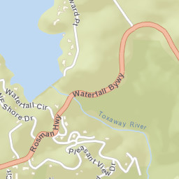 North Carolina 281, Nantahala National Forest Street Map
