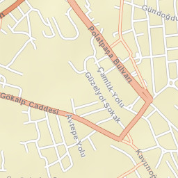 Ammochostos Municipality Street Map