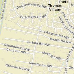 2003 Los Luceros Road Northwest, Albuquerque, NM Street Map