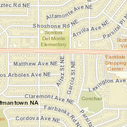 3209 Moon Street Northeast Albuquerque Street Map