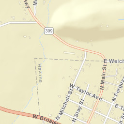 Havana Arkansas Street Map