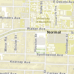 Normal Tennessee Street Map