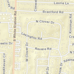 5394 Brantford Avenue Memphis TN Street Map