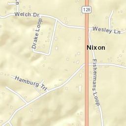 Nixon Tennessee Street Map