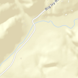 Big Ivy Tennessee Street Map