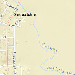 Sequatchie Tennessee Street Map