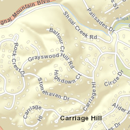 Carriage Hill Tennessee Street Map