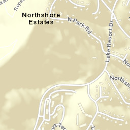 Northshore Estates Tennessee Street Map