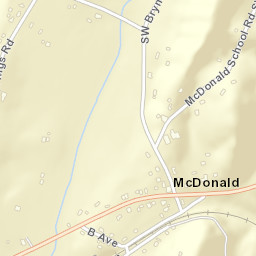 McDonald Tennessee Street Map