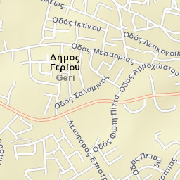 Géri Street Map
